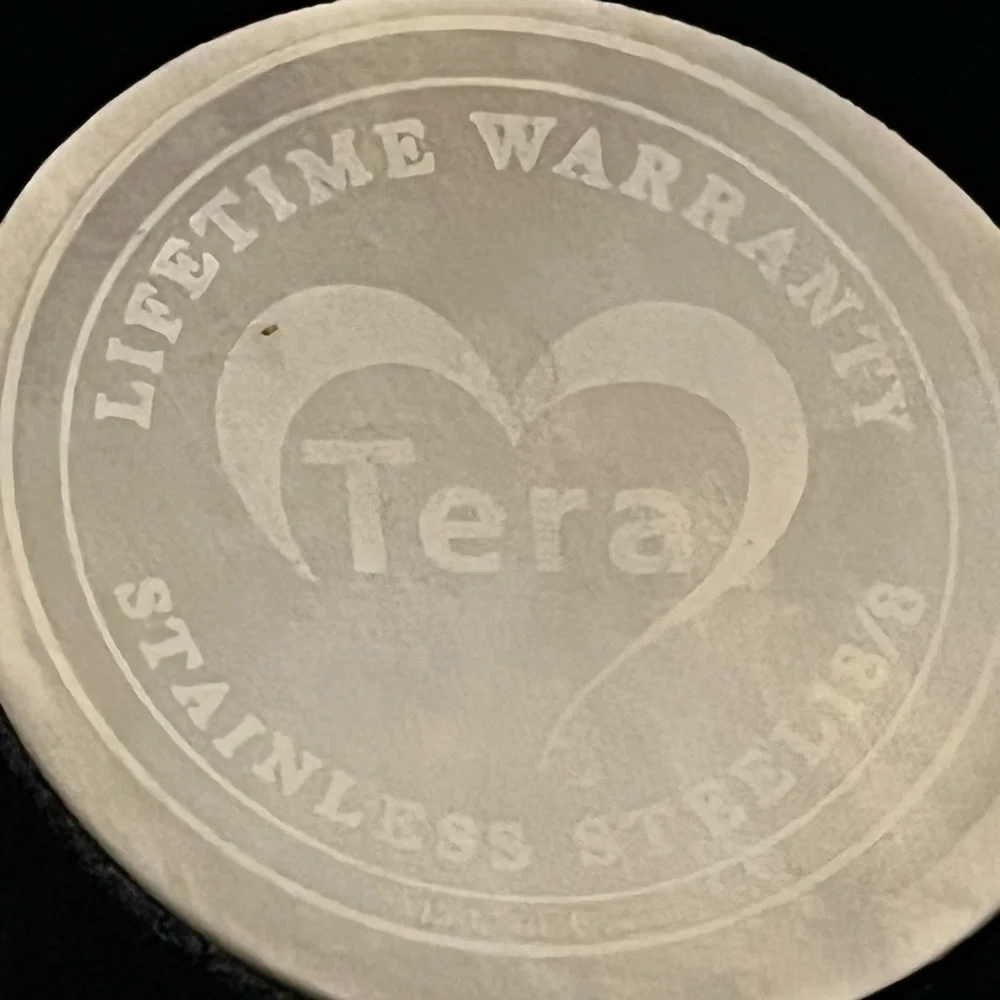 TERA MORTAR AND PESTLE Stainless Steel Food Grade 18/8 New